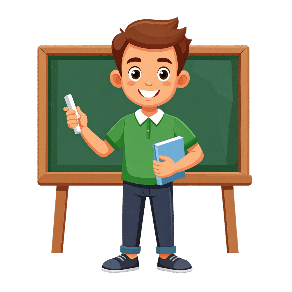 schoolboy, cartoon student, back to school, chalkboard teaching, student teacher, classroom scene, boy illustration, education vector, kids learning, teacher's day, school child, blackboard drawing, study concept, boy cartoon, teaching vector, classroom art, school education, learning graphic, student character, academic design, children's education, student art, knowledge symbol